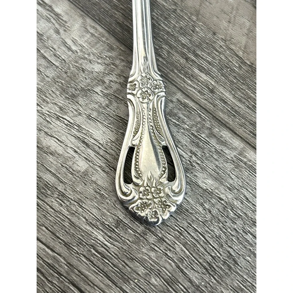 Stanley Roberts Rogers Spoons Place/Oval Stainless Valentine Set‎ Of 6 Pierced